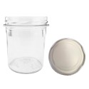 Słoik 346ml KOMPLET z POKRYWKĄ słoik na pasztet dżemy kompot grzybki 82mm