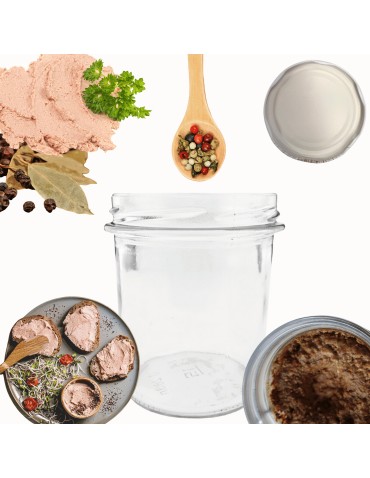 Słoik 346ml słoik na pasztet dżem kompot grzybki konfitury 1szt. 82mm PZH