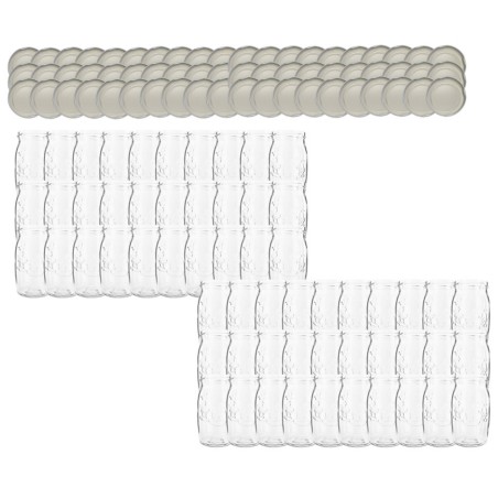 Słoiki 335ml 60 KOMPLETÓW z POKRYWKĄ dżemy konfitury kompot grzybki 66mm