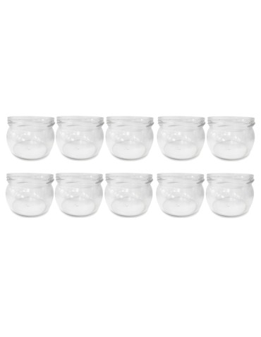 Słoiki - Słoiki 260ml słoiczki na dżem przyprawy deserki konfitury 10szt. 82mm PZH - product 15