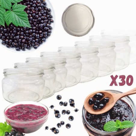 Słoiki 250ml słoiczki na dżem przyprawy deserki konfitury 30szt. 82mm PZH