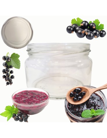 Słoiki - Słoik 250ml słoiczki na dżem przyprawy deserki konfitury 1szt. 82mm PZH - product 14