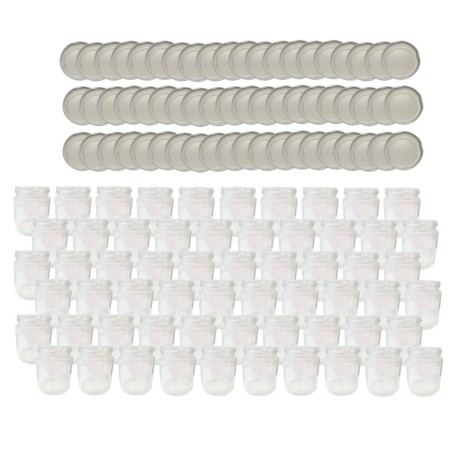 Słoiki 250ml 60 KOMPLETÓW z POKRYWKĄ dżemy konfitury przyprawy deserki 66mm