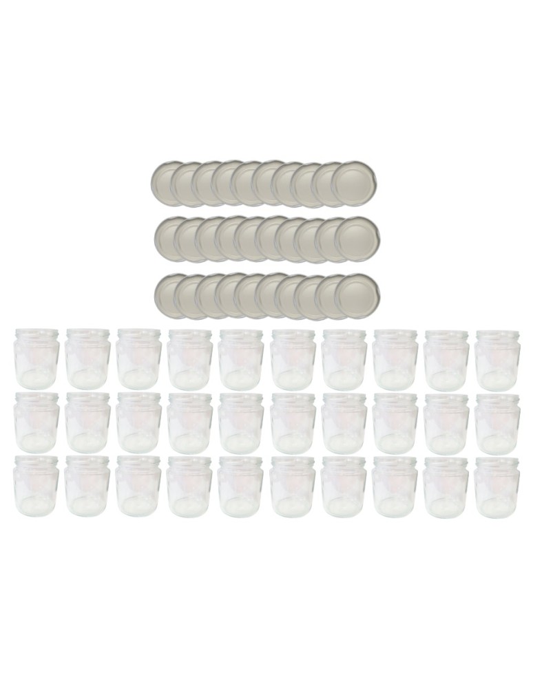 Słoiki - Słoiki 250ml 30 KOMPLETÓW z POKRYWKĄ dżemy konfitury przyprawy deserki 66mm - product MODO24.PL 15