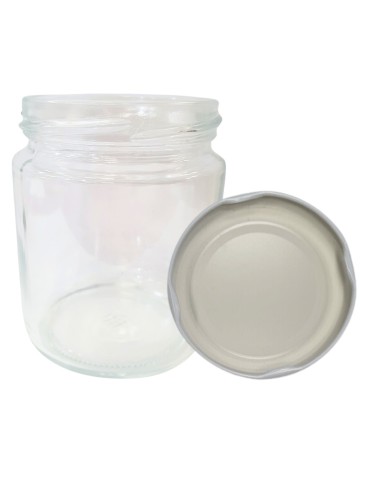 Słoiki - Słoik 250ml KOMPLET z POKRYWKĄ słoik dżemy konfitury przyprawy deserki 66mm - product 15