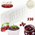 Słoiki 250ml słoiczki na dżem przyprawy deserki konfitury 30szt. 66mm PZH