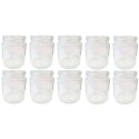 Słoiki 250ml słoiczki na dżem przyprawy deserki konfitury 10szt. 66mm PZH