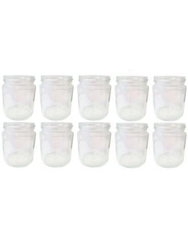 Słoiki - Słoiki 250ml słoiczki na dżem przyprawy deserki konfitury 10szt. 66mm PZH - product 15