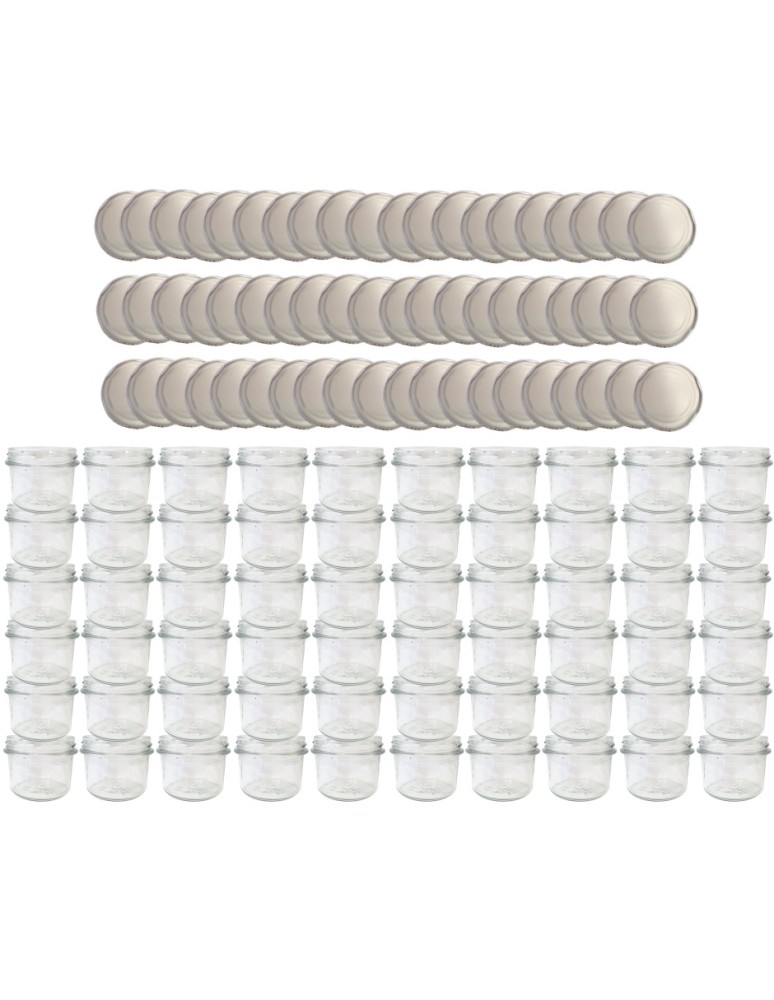 Słoiki - Słoiki 235ml 60 KOMPLETÓW z POKRYWKĄ dżemy konfitury przyprawy deserki 82mm - product MODO24.PL 15