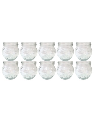 Słoiki - Słoiki 215ml słoiczki na dżem przyprawy deserki konfitury 10szt. 66mm PZH - product 15