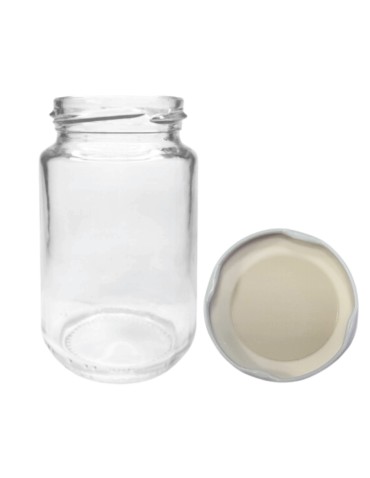 Słoiki - Słoik 190ml KOMPLET z POKRYWKĄ słoik dżemy konfitury przyprawy deserki 53mm - product 15