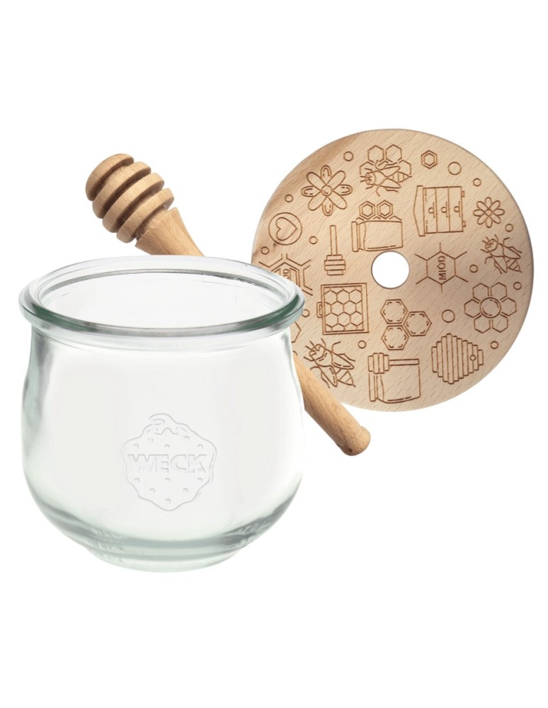 Słoiki weck - Słoik na miód WECK dozownik do miodu słoik do miodu z nabierakiem 580ml W4 - product MODO24.PL 16