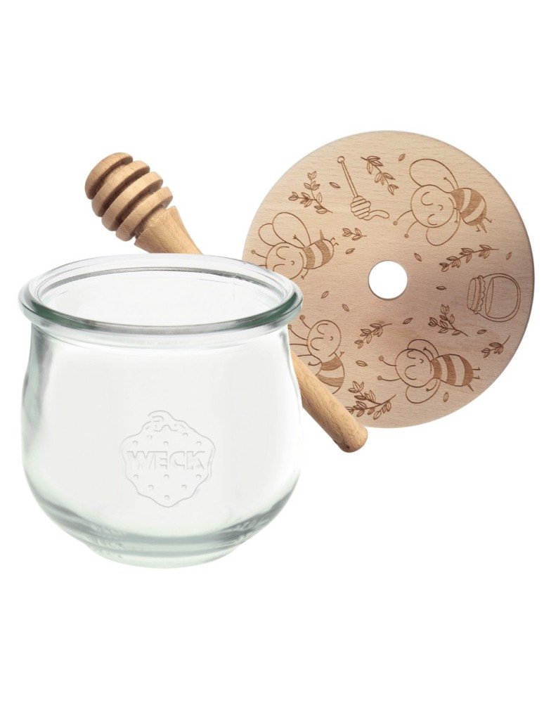 Słoiki weck - Słoik na miód WECK dozownik do miodu słoik do miodu z nabierakiem 580ml W1 - product MODO24.PL 16