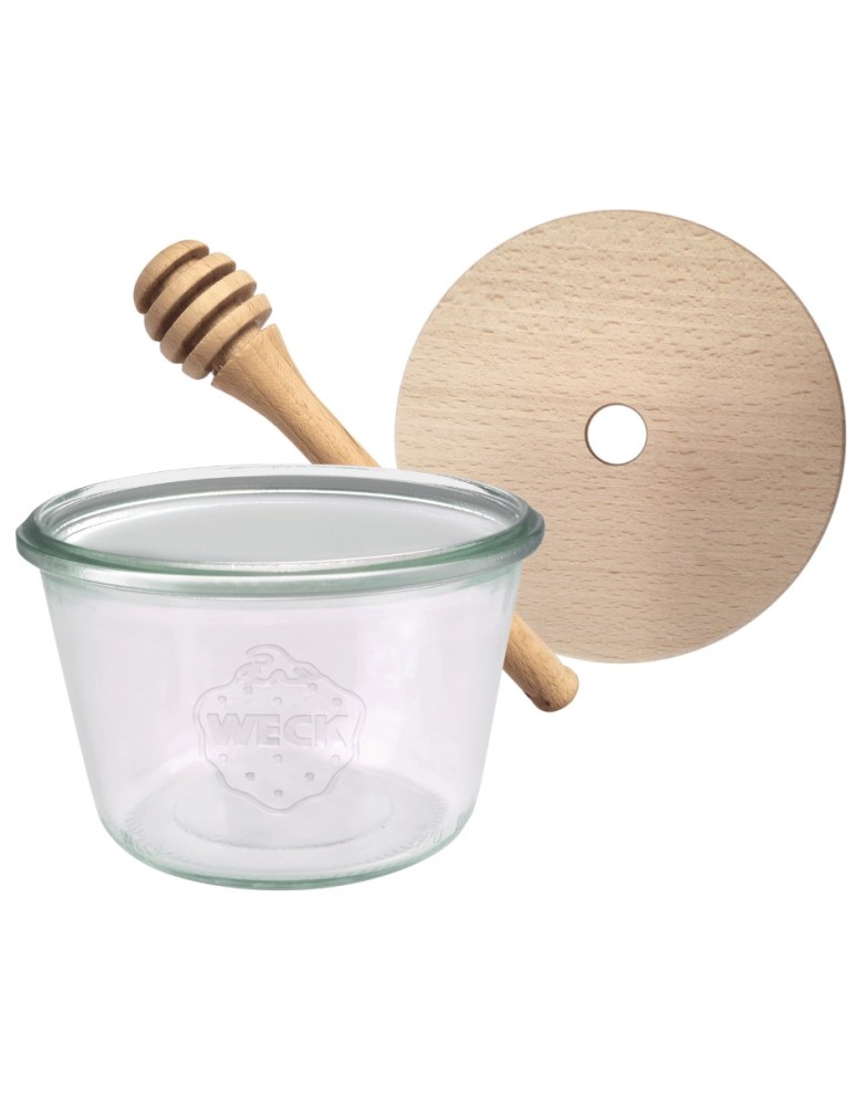 Słoiki weck - Słoik na miód WECK dozownik do miodu słoik do miodu z nabierakiem 370ml W5 - product MODO24.PL 16