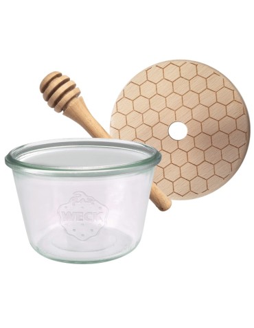 Słoiki weck - Słoik na miód WECK dozownik do miodu słoik do miodu z nabierakiem 370ml W3 - product 16
