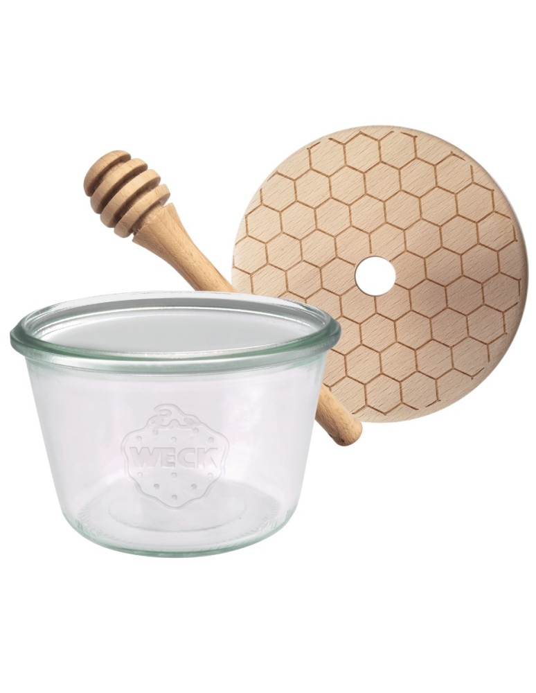 Słoiki weck - Słoik na miód WECK dozownik do miodu słoik do miodu z nabierakiem 370ml W3 - product MODO24.PL 16