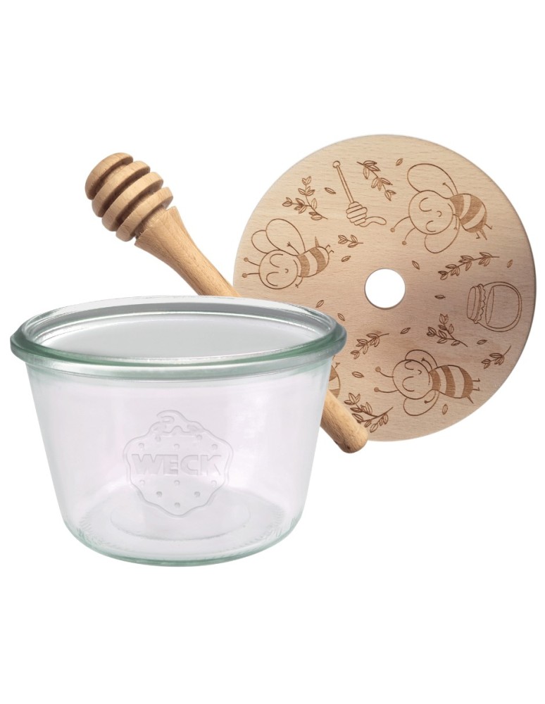 Słoiki weck - Słoik na miód WECK dozownik do miodu słoik do miodu z nabierakiem 370ml W1 - product MODO24.PL 16