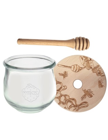 Słoiki weck - Słoik na miód WECK dozownik do miodu słoik do miodu z nabierakiem 370ml W2 - product 16