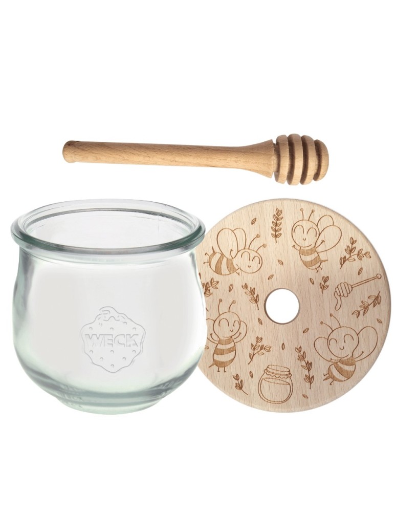 Słoiki weck - Słoik na miód WECK dozownik do miodu słoik do miodu z nabierakiem 370ml W1 - product MODO24.PL 16