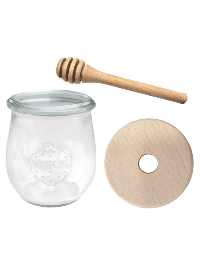 Słoiki weck - Słoik na miód WECK dozownik do miodu słoik do miodu z nabierakiem 220ml W5 - product MODO24.PL 16