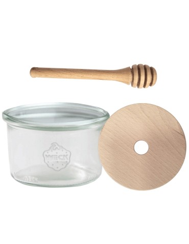 Słoiki weck - Słoik na miód WECK dozownik do miodu słoik do miodu z nabierakiem 200ml W5 - product 16