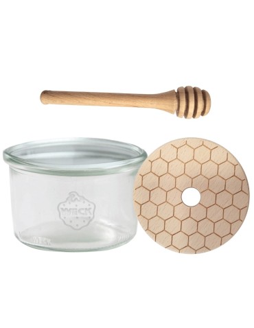 Słoiki weck - Słoik na miód WECK dozownik do miodu słoik do miodu z nabierakiem 200ml W3 - product 16