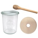 Słoik na miód WECK dozownik do miodu słoik do miodu z nabierakiem 160ml W5
