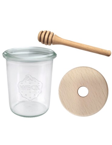 Słoiki weck - Słoik na miód WECK dozownik do miodu słoik do miodu z nabierakiem 160ml W5 - product 16
