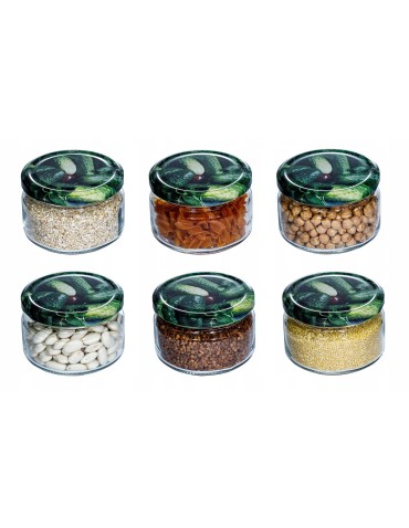 SŁOIK 250ml SŁOIKI NA PRZETWORY ATEST PZH 6SZT