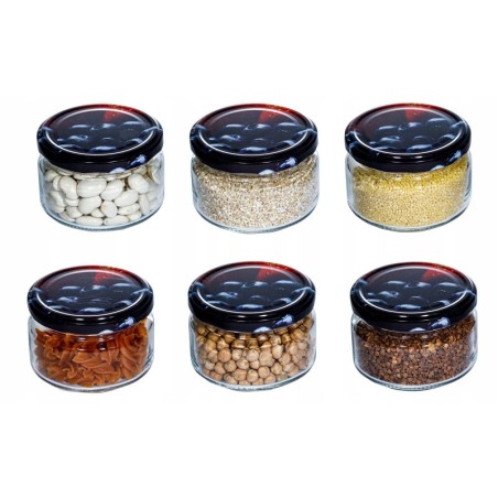 SŁOIK 250ml SŁOIKI NA PRZETWORY ATEST PZH 6SZT