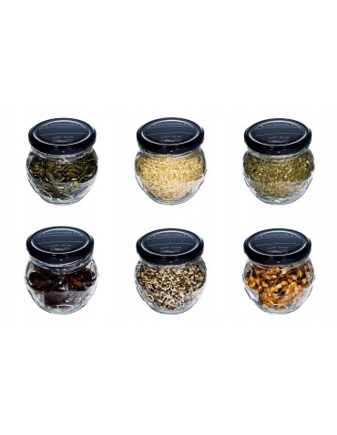 SŁOIK 215 ml AŻUROWY ATEST PZH NA PRZETWORY 6SZT