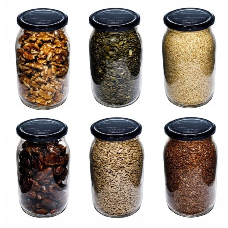 SŁOIK 900ml SŁOIKI NA PRZETWORY ATEST PZH 6SZT