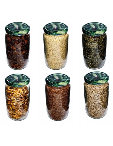 SŁOIK 720ml SŁOIKI NA PRZETWORY ATEST PZH 6SZT