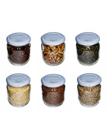 SŁOIK 425ml SŁOIKI NA PRZYPRAWY, PRZETWORY 6SZT