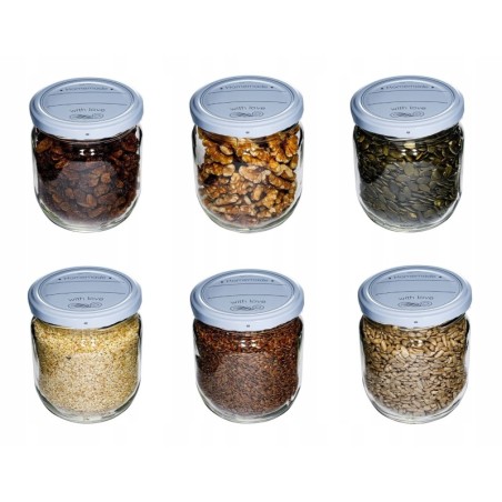 SŁOIK 425ml SŁOIKI NA PRZYPRAWY, PRZETWORY 6SZT