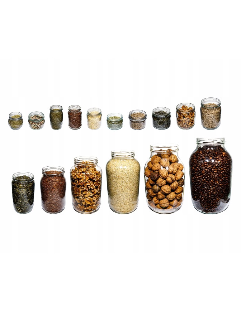 Słoiki i butelki - SŁOIK 425ml SŁOIKI NA PRZYPRAWY, PRZETWORY 6SZT - product MODO24.PL 4