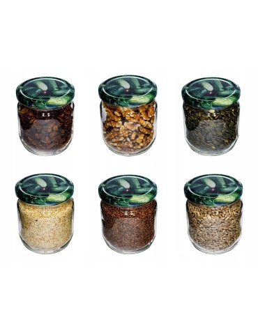 SŁOIK 425ml SŁOIKI NA PRZYPRAWY, PRZETWORY 6SZT