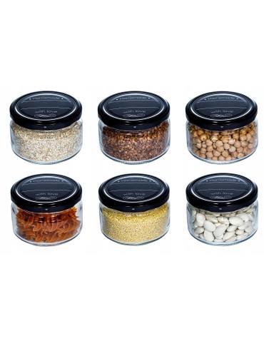 SŁOIK 250ml SŁOIKI NA PRZYPRAWY, PRZETWORY 6SZT