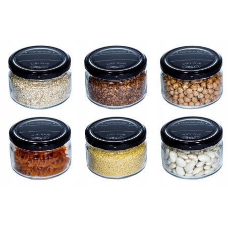 SŁOIK 250ml SŁOIKI NA PRZYPRAWY, PRZETWORY 6SZT