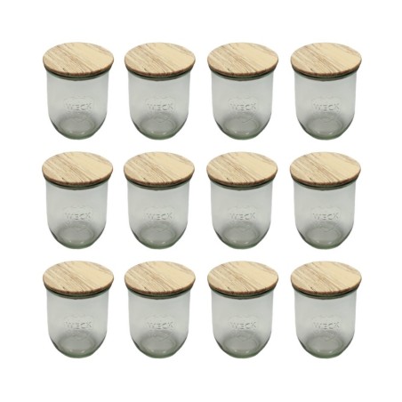 Słoiki WECK 12szt/ drewniane wieko słoik 1l 1062ml TULIP