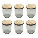 Słoiki WECK 6szt/ drewniane wieko słoik 1l 1062ml TULIP
