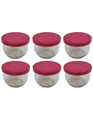 Słoiki i butelki - Słoiki WECK 6szt/ silikonowe wieko słoik 580ml TULIP - product 22