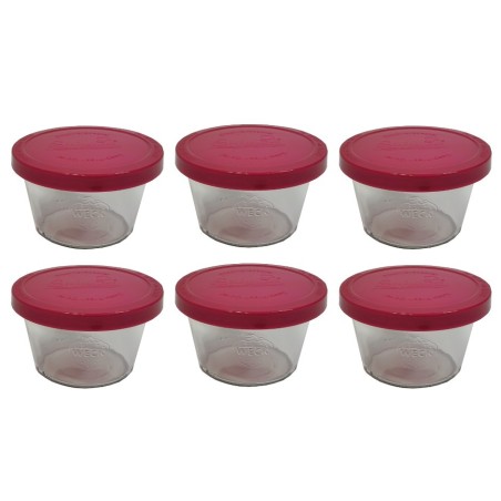 Słoiki WECK 6szt/ silikonowe wieko słoik 370ml MOLD