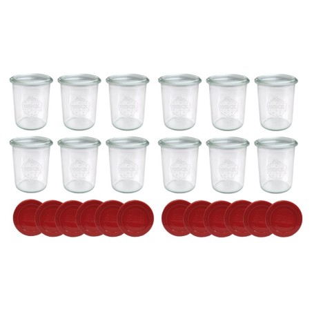 Słoiki WECK x12 / silikonowe wieko słoik 160ml MOLD