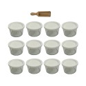 Słoiki WECK 12szt / plastikowe wieko, miarka słoik 200ml MOLD