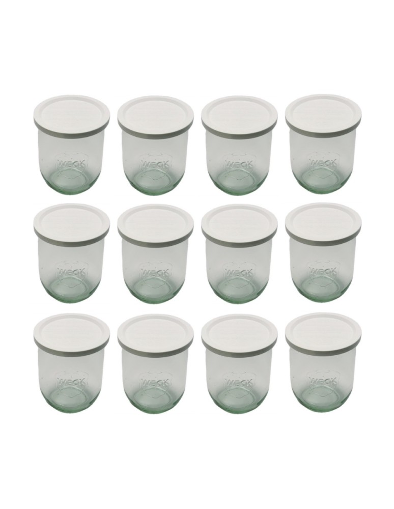 Słoiki i butelki - Słoiki WECK 12szt/ plastikowe wieko słoik 1l 1062ml TULIP - product MODO24.PL 22