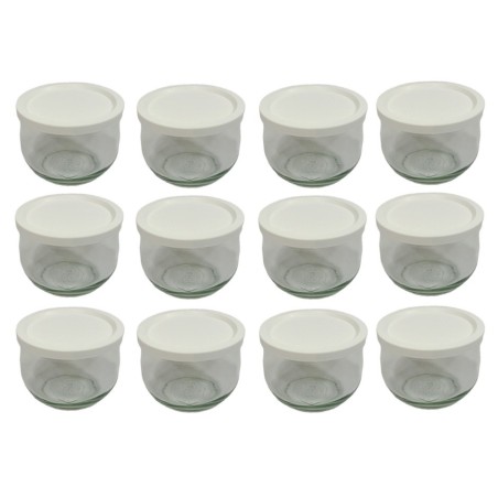 Słoiki WECK 12szt/ plastikowe wieko słoik 580ml TULIP