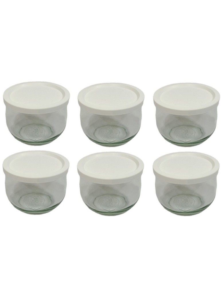 Słoiki i butelki - Słoiki WECK 6szt/ plastikowe wieko słoik 580ml TULIP - product MODO24.PL 22