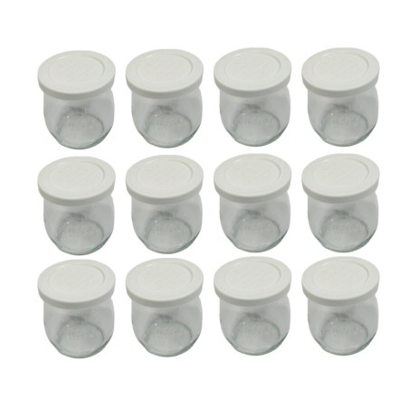 Słoiki WECK 12szt/ plastikowe wieko słoik 220ml TULIP