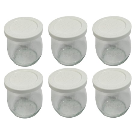 Słoiki WECK 6szt/ plastikowe wieko słoik 220ml TULIP